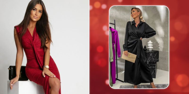 Απλά και σικάτα φορέματα για Χριστουγεννιάτικο ρεβεγιόν