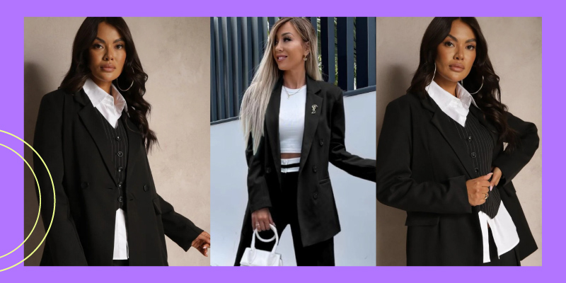 Κλασικό μαύρο κοστούμι – Το διαχρονικό power look