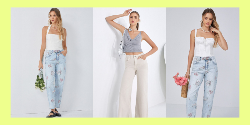 Χρωματιστά jeans