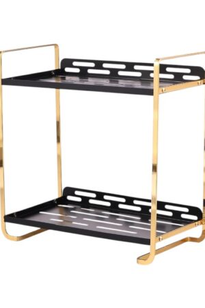 Ραφιέρα οργάνωσης καλλυντικών - MZY502B - 170257 - Black/Gold