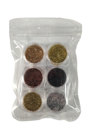 Σετ Glitter νυχιών Nail Art - Diamond Glitter - 6pcs - 910587