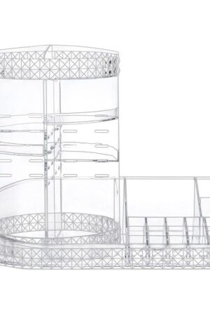 Θήκη οργάνωσης καλλυντικών περιστρεφόμενη ακρυλική - JN110 - 360° - 661108