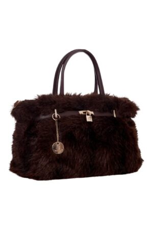 ΤΣΑΝΤΑ ΧΕΙΡΟΣ ΓΟΥΝΙΝΗ ΜΕ ΔΙΑΚΟΣΜΗΤΙΚΗ ΚΛΕΙΔΑΡΙΑ - ΚΑΦΕ