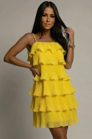 ΦΟΡΕΜΑ ΜΙΝΙ ΜΕ ΠΛΙΣΕ ΒΟΛΑΝ ΚΑΙ ΤΙΡΑΝΤΕΣ - ΚΙΤΡΙΝΟ