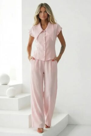 ΣET ΠΟΥΚΑΜΙΣΟ ΜΕ ΜΕΓΑΛΟ ΓΙΑΚΑ ΚΑΙ ΠΑΝΤΕΛΟΝΙ - ΡΟΖ