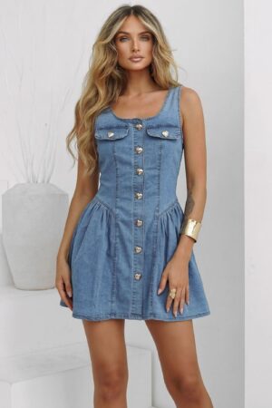 ΦΟΡΕΜΑ MΙNI JEAN ΚΛΟΣ ΑΜΑΝΙΚΟ - ΜΠΛΕ