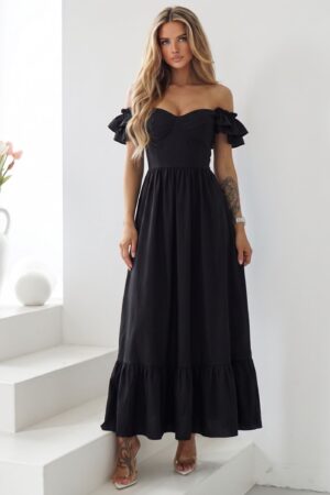 ΦΟΡΕΜΑ MAXI ΜΕ ΒΟΛΑΝ - ΜΑΥΡΟ
