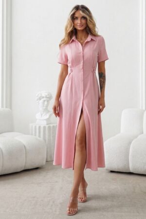 ΦΟΡΕΜΑ MIDI ΣΕΜΙΖΙΕ ΜΕ ΛΑΣΤΙΧΟ - ΡΟΖ