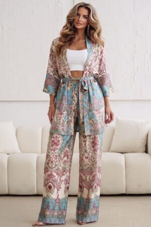 ΣΕΤ ΣΑΤΕΝ ΤΟΥΝΙΚ ΚΑΙ ΠΑΝΤΕΛΟΝΑ BOHO - ΓΑΛΑΖΙΟ