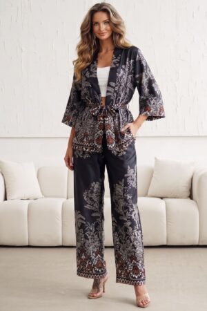 ΣΕΤ ΣΑΤΕΝ ΤΟΥΝΙΚ ΚΑΙ ΠΑΝΤΕΛΟΝΑ BOHO - ΜΑΥΡΟ